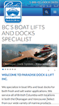 Mobile Screenshot of paradisedocklift.com
